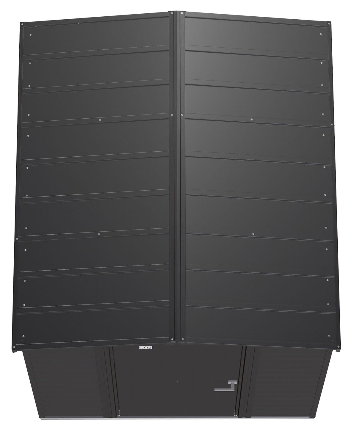 Select Galvanized Steel Storage Shed, Charcoal, 6-ft x 7-ft P3F9 - product image 5