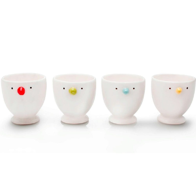 Chick Porcelain Egg Cups, 4-pk C0A0