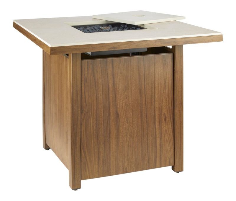 Clarke LP Gas Outdoor Fire Table, 40,000 BTUs, 30-in, Brown A8L2
