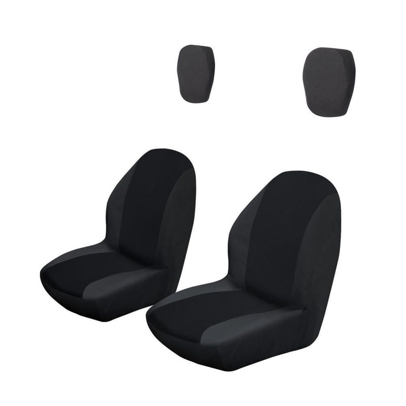 Classic Accessories QuadGear UTV Bucket Seat Covers, Fits Yamaha Rhino (2015 Models & Older), Black O1B7