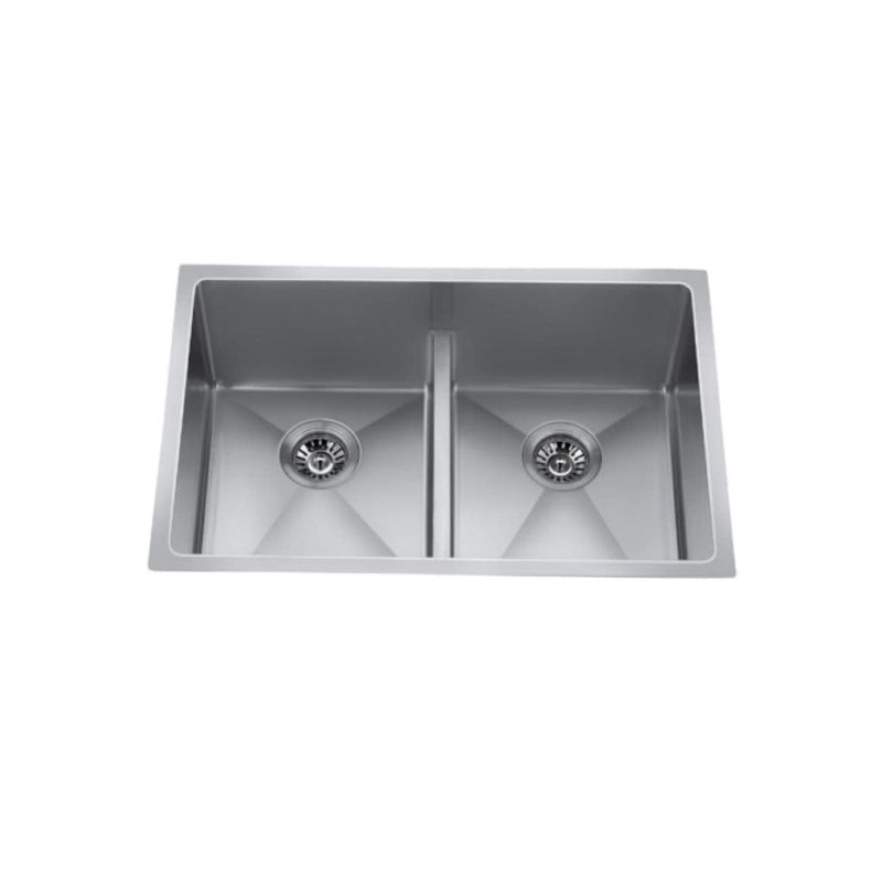 CXZD882L 29-in Low Divide Stainless Steel Double Bowl Sink C3X4