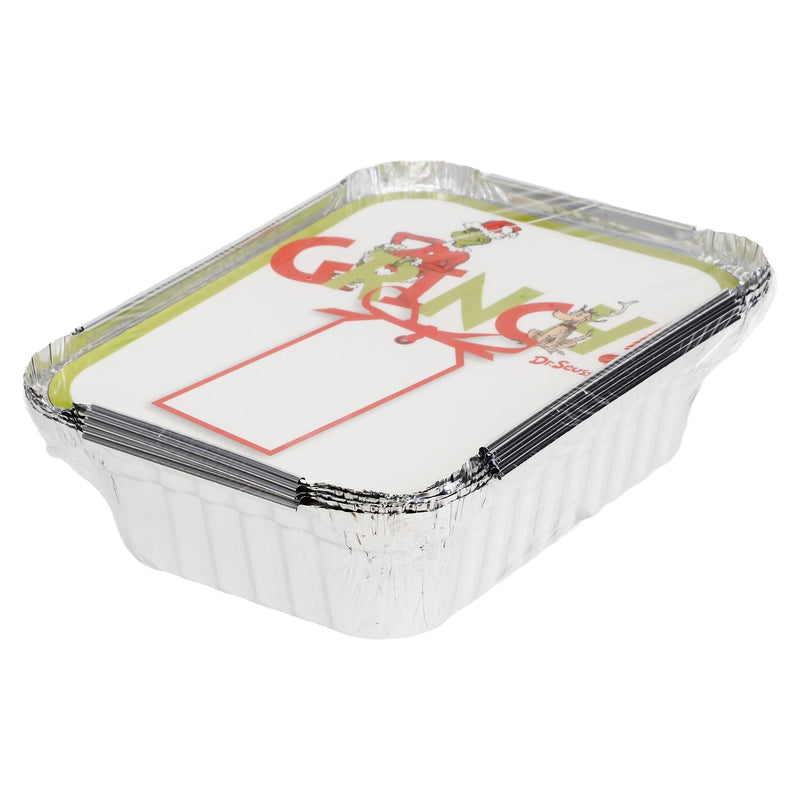 Seuss Grinch Aluminum Containers with Lids, 5-pk Z4W1