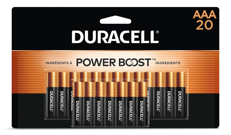 Coppertop AAA Batteries, Alkaline, 20-pk Q9J2