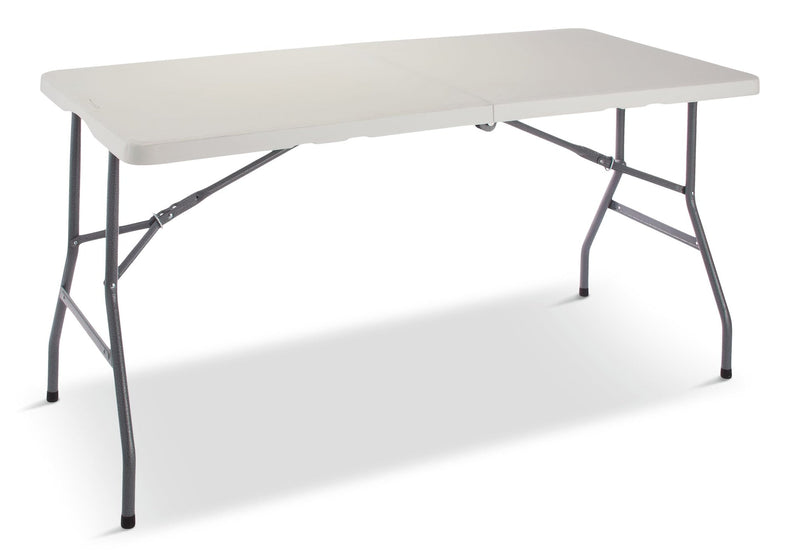 Folding Compact Table, Indoor/Outdoor, 5-ft D9P9