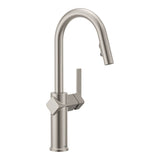 1-Handle Pull-Down Kitchen Faucet, Spot Resist Stainless Q4Z2 - product image 1