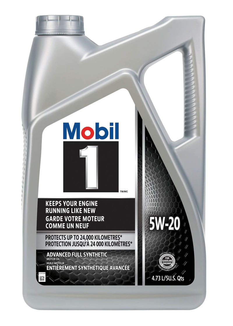 1 5W20 Synthetic Engine/Motor Oil Set, 4.73-L + 1-L A3W7