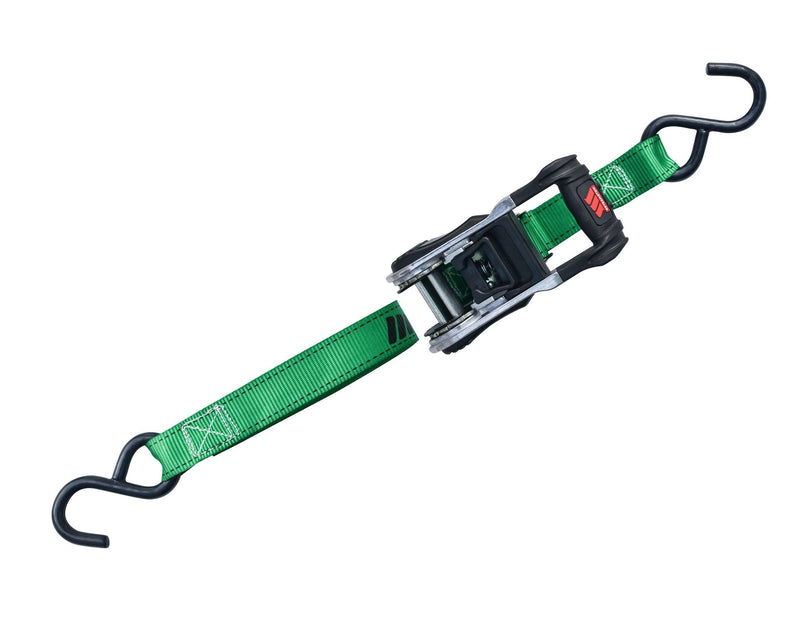 1,500-lb Ratchet Tie Down Straps, with Padded Handle, 1-in x 14-ft R2G1