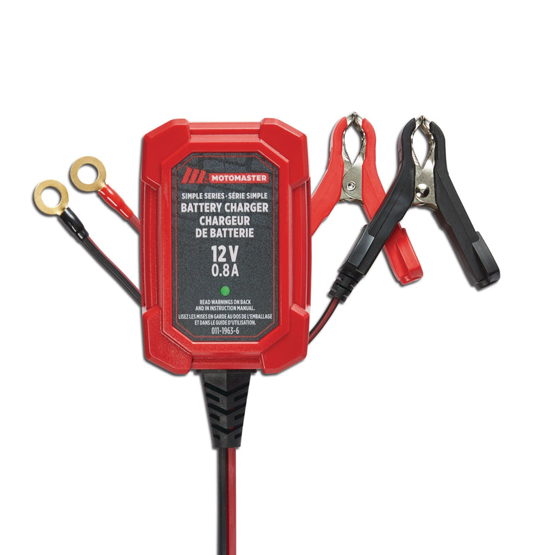 Simple Series Smart Battery Charger/Maintainer, Fully Automatic, 0.8-Amp, 12V M6G1