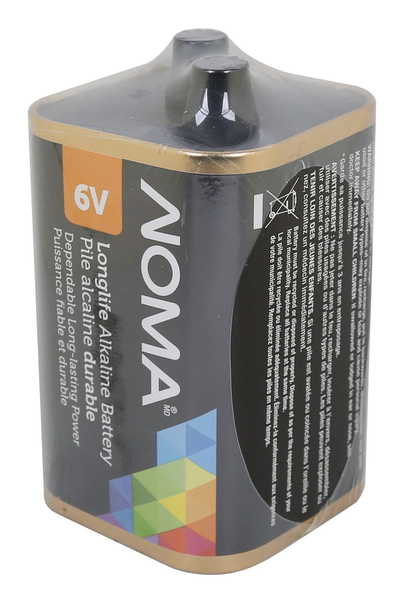 1-pk 6V / 6 Volt Square Alkaline Lantern Battery, Long Lasting D3V8