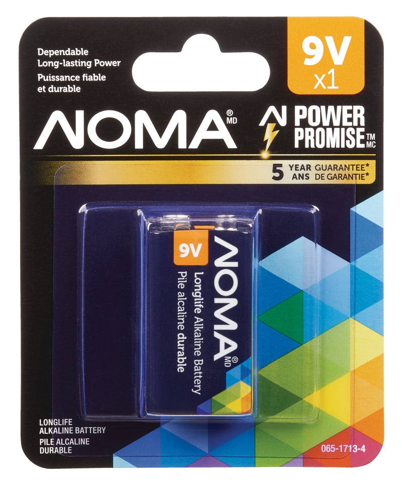 1-pk 9V / 9 Volt Alkaline Battery, Long Lasting, All Purpose S7X5