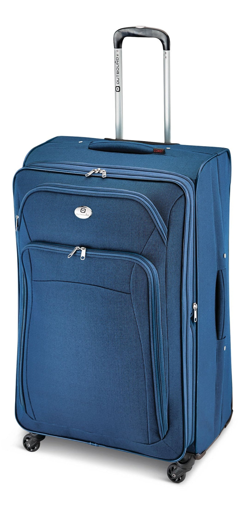 Coast Expandable Softside Spinner Wheel Travel 28-in Suitcase, Wet Pocket, Blue L2B5
