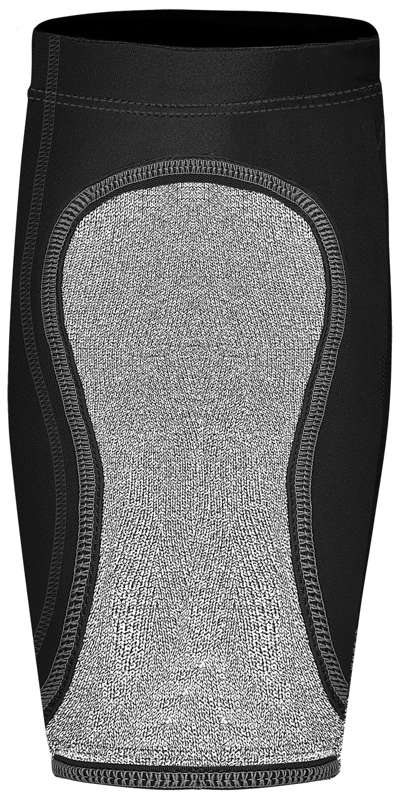 Cut Resistant Calf Sleeves, A8 Cut Rating, Black/Grey, Assorted Sizes, 1-pair H9O3