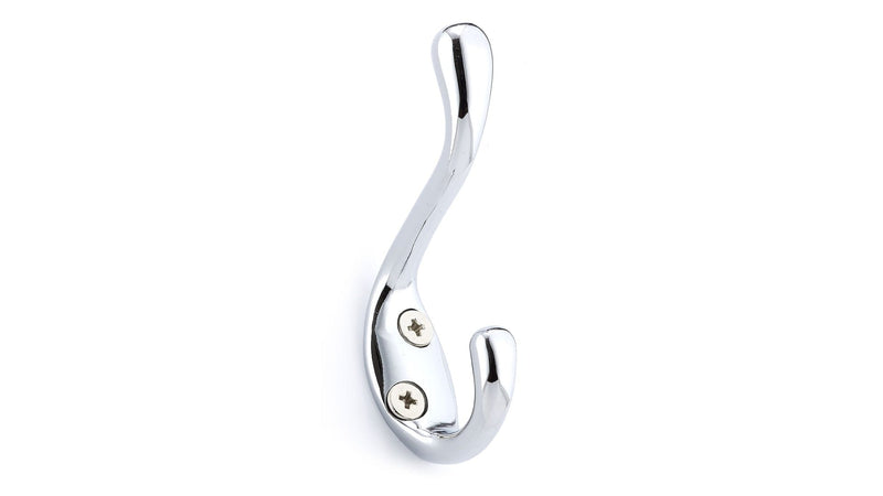 Single Hook, 3.5", Chrome, 3pk K8F2