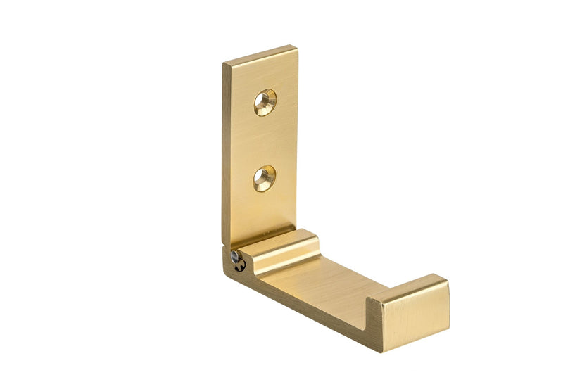 Single Metal Flip Hook, Satin Brass C2Y5