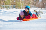 Kids' 2-Person Lightweight Plastic Winter Snow Sled Toboggan W9H4 - product image 8
