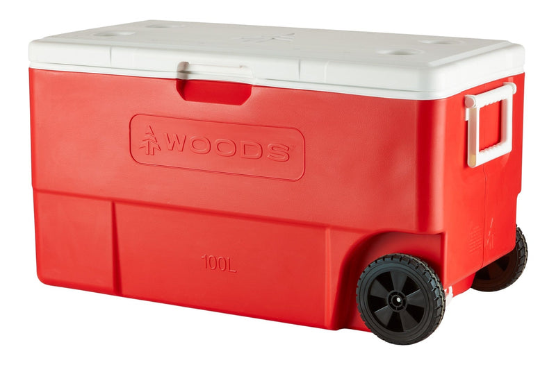 Boreal Wheeled Camping Cooler, 130-Can, 100-L S8Z0