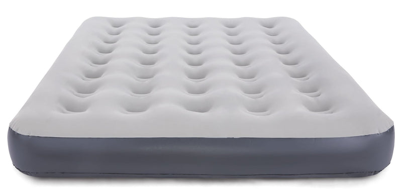 Single-High Inflatable Air Mattress/Airbed with 2-in-1 Pump For AC/DC Outlets, Queen L2Q7