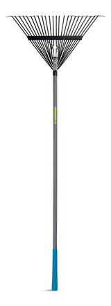 24-Tine Metal Leaf Rake with Fibreglass Shaft, 24-in O2V8 - product image 1